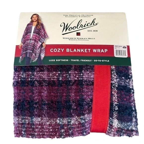 WOOLRICH Plaid Cozy Blanket Wrap
One size - Picture 4 of 4